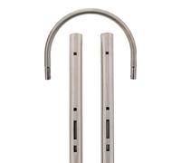 BURG-WÄCHTER, Poteau en Arc pour Boîte aux Lettres Nordic, Acier Inoxydable, Nordic 3785 Ni