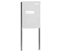 BURG-WÄCHTER, Poteaux de Fixation pour Boîte à Colis eBoxx, 2 Poteaux, ParcelLock-System, Universal 150 eBoxx Ni, Argent