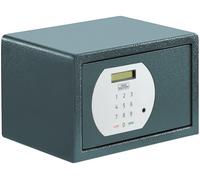 BURG-WÄCHTER PS 110 E KA 3, Coffre-fort à poser, Gris, Blanc, Électronique, Clé, 6,7 l, Acier, Sol/mur