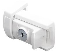 BURG-WÄCHTER, Verrou pour Portes et Fenêtres, 1 pièce, 45 x 80 x 36 mm, Blanc, Winsafe WZ 60 W SB