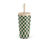 BURGA Gobelet de Voyage 500 ml - Gobelet Isotherme en Acier Inoxydable, garde les boissons chaudes 6 h et froides 24 h, couvercle à paille étanche, compatible porte-gobelets