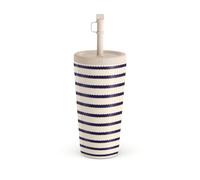 BURGA Gobelet de Voyage 500 ml - Gobelet Isotherme en Acier Inoxydable, garde les boissons chaudes 6 h et froides 24 h, couvercle à paille étanche, compatible porte-gobelets