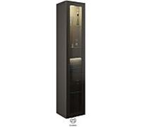 Burgbad armoire haute HSKD035RF3194 176x32x35cm, droite, gris brillant