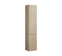 burgbad Eqio Armoire haute 2 portes, charnières à droite, 1760x350x320mm, HSFB035RF3180G0146, Couleur: Chêne Décor Cachemire / Chêne Décor Cachemire, manche G0146