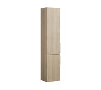 burgbad Eqio Armoire haute 2 portes, charnières à gauche, 1760x350x320mm, HSFB035LF3180G0146, Couleur: Chêne Décor Cachemire / Chêne Décor Cachemire, manche G0146