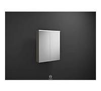 Burgbad Eqio armoire miroir SPGS065F2010 65 x 80 x 17 cm, gris brillant