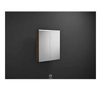 Burgbad Eqio armoire miroir SPGS065F2012 65 x 80 x 17 cm, décor marron truffe