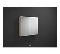 Burgbad Eqio armoire miroir SPGS090F3180 90 x 80 x 17 cm, décor chêne cachemire