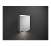 Burgbad Eqio armoire miroir SPGT065F2010 65 x 80 x 17 cm, gris brillant