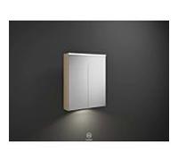 Burgbad Eqio armoire miroir SPGT065F3180 65 x 80 x 17 cm, décor chêne cachemire