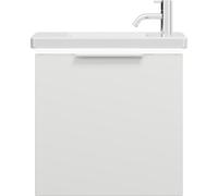 burgbad Eqio lavabo en céramique avec meuble sous-lavabo et éclairage LED, 530x315x540mm, SFPQ053F2009C0001G0146