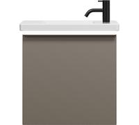 burgbad Eqio lavabo en céramique avec meuble sous-lavabo et éclairage LED, 530x315x540mm, SFPQ053F2010C0001G0252