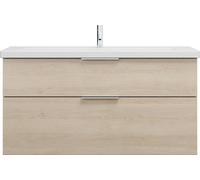 burgbad Eqio lavabo en céramique avec meuble sous-lavabo, largeur 1230mm, SEYQ123F3180C0001G0146