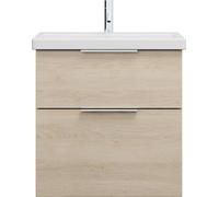 burgbad Eqio lavabo en céramique avec meuble sous-lavabo, largeur 630mm, SEYQ063F3180C0001G0146