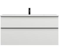 burgbad Eqio lavabo en fonte minérale avec meuble sous-lavabo, 1220x490x618mm, SHCB122F6582C0001G0252