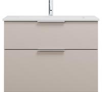 burgbad Eqio lavabo en fonte minérale avec meuble sous-lavabo, 820x490x618mm, SHCB082F6583C0001G0146