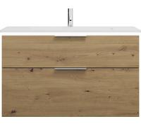 burgbad Eqio lavabo en fonte minérale avec meuble sous-lavabo et éclairage LED, 1020x490x638mm, SHCC102F5662C0001G0146