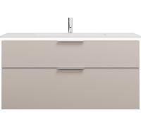 burgbad Eqio lavabo en fonte minérale avec meuble sous-lavabo et éclairage LED, 1220x490x638mm, SHCC122F6583C0001G0146