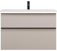 burgbad Eqio lavabo en fonte minérale avec meuble sous-lavabo et éclairage LED, 920x490x638mm, SHCC092F6583C0001G0252