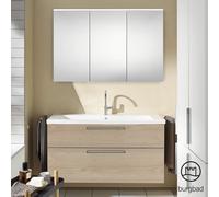 Burgbad Eqio Meuble avec vasque à poser et armoire de toilette, SFAN123RF3180C0001P95,