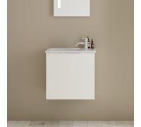 Burgbad Eqio Meuble avec vasque slim en céramique, SGZJ052F2009C0001G0146,