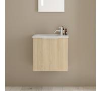 Burgbad Eqio Meuble avec vasque slim en céramique, SGZJ052F3180C0001G0146,