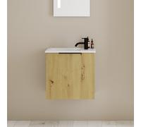 Burgbad Eqio Meuble avec vasque slim en céramique, SGZJ052F5662C0001G0200,