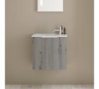 Burgbad Eqio Meuble avec vasque slim en céramique, SGZJ052F6015C0001G0146,
