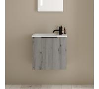 Burgbad Eqio Meuble avec vasque slim en céramique, SGZJ052F6015C0001G0200,