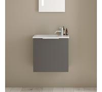 Burgbad Eqio Meuble avec vasque slim en céramique, SGZJ052F6584C0001G0146,
