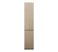 burgbad Lin20 Armoire à pharmacie au sol, 2 tiroirs, 400x345x2000mm, HSPP040F5355, Couleur: Chêne décor Cachemire