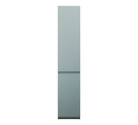 burgbad Lin20 Armoire à pharmacie au sol, 2 tiroirs, 400x345x2000mm, HSPP040F5395, Couleur: bleu glacé mat / panneau arrière gris anthracite