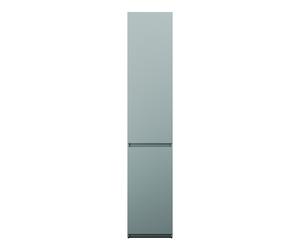 burgbad Lin20 Armoire à pharmacie au sol, 2 tiroirs, 400x345x2000mm, HSPP040F5395, Couleur: bleu glacé mat / panneau arrière gris anthracite