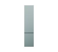 burgbad Lin20 Armoire à pharmacie murale, 2 tiroirs, 400x345x1760mm, HSPO040F5395, Couleur: bleu glacé mat / panneau arrière gris anthracite