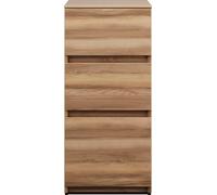 burgbad Lin20 Armoire basse, 3 tiroirs, 400x487x870mm, USIV040F5357