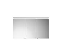 burgbad Lin20 armoire de toilette éclairage LED, 3 portes, porte du milieu butée à droite 1200x700x170mm, SPQK120LF5357, Couleur: Cendres Dekor Cappuccino