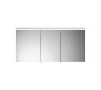 burgbad Lin20 armoire de toilette éclairage LED, 3 portes, porte du milieu butée à droite, 1400x700x170mm, SPQK140LF5353, Couleur: Décor chêne Urban