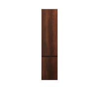 burgbad Lin20 Armoire haute suspendue avec 2 portes, éclairage intérieur LED, tiroirs intérieurs, charnières à droite, 400x345x1760mm, HSPH040RF5359, Couleur: Décor chêne rouille