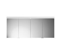 burgbad Lin20 Armoires de toilette avec éclairage LED, 4 portes, 1600x700x170mm, SPQK160F5351, Couleur: Blanc mat avec bord laser