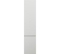burgbad Lin20 Armoires hautes suspendues avec 2 portes, y compris tablettes angulaires, charnières à gauche, 400x345x1760mm, HSPE040LF5363