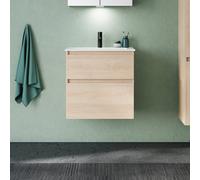 Burgbad Lin20 Meuble avec lave-mains, 2 tiroirs, SGHP062F5355C0037,