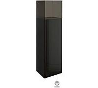 Burgbad mi-hauteur Yumo SFKK035RF3195 128x32x35cm, 2000 , droite, Schwarz Hochglanz