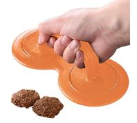 Burger Press | Double Hole Stuffed Patty Molds Kit | Non Stick Meat Mold R