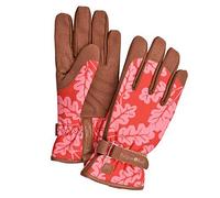 Burgon & Ball Love The Glove Gants de jardinage pour femme Motif feuilles de chêne Taille S/M
