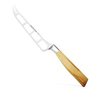 Burgvogel Solingen Couteau à Fromage 14 cm forgé Bois d'olivier, Oliva Line, Bord dentelé, Inoxydable, Brillant, Tranchant