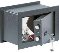 Burgwächter Coffre-fort mural avec offre-fort encastrable Pure Safe PSW 110 K - mini coffre-fort pour fixation murale, acier anthracite