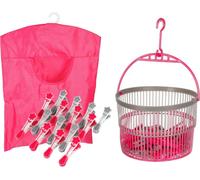 BURI 12x pince à linge Set de pinces en plastique Vêtements Séchage Suspension Balcon Habitat