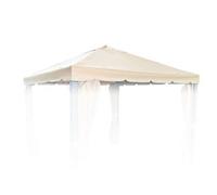 Pavillon Toit de rechange naturel pour pavillon 3x3 Toit de pavillon Tente de réception Bâche de toit