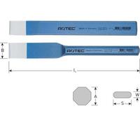 Burin à rainurer Rotec plat 26 x 240 mm