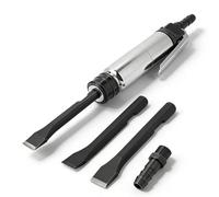 Burin Pneumatique, 6500BPM 420 L/Min Burineur Marteau Pneumatique De Type Droit Avec 2 Burins 14cm, Jeu De Compact Marteau Piqueur Pelle à Air Comprimé Brise-BéTon Pour Démolir Les Murs En Béton